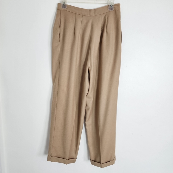 Vintage Giorgio Sant Angelo Wool Pleated Trouser Pants size 14 - Picture 4 of 14